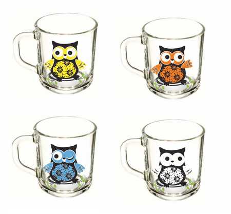 Кружка 200 мл  "Зеленый чай" СОВЫ