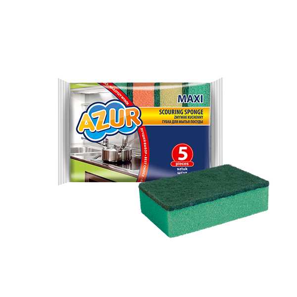 Губки для посуды MAXI CENTI 5 шт Губки для посуды MAXI CENTI 5 шт