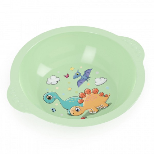 Тарелка детская антискользящая "Дино" (то)