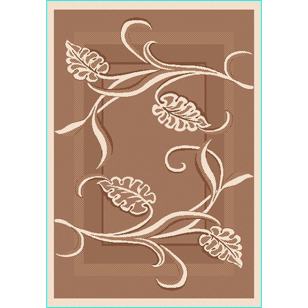 Циновка ЭКО 7907  размер ,50х80 (0,4 м2) 1шт, цвет бежевый, Россия