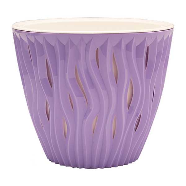 Кашпо Вдохновение 1,6л Лаванда d15.5 h15.5см 