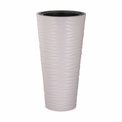 Кашпо "Оазис" 13/63л (со вставкой) (св.бежевый)(то)