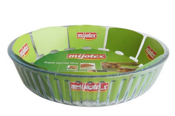 Форма стекл. круглая высокая 26*6см/2,1л