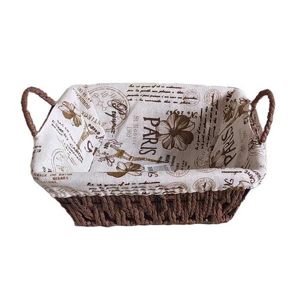 Корзинка для хранения бытовых принадлежностей, пластик (27*21*8см)