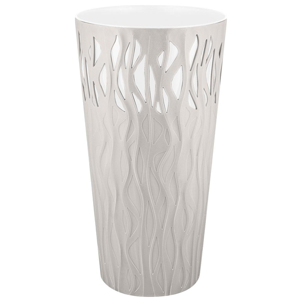 Горшок для цветов Winds D340мм, 40л c дренажной вставкой 18,7л белоснежный жасмин (то)