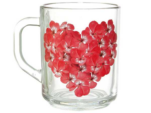 Кружка  для чая 200  Грин Ти "Цветочное сердце"