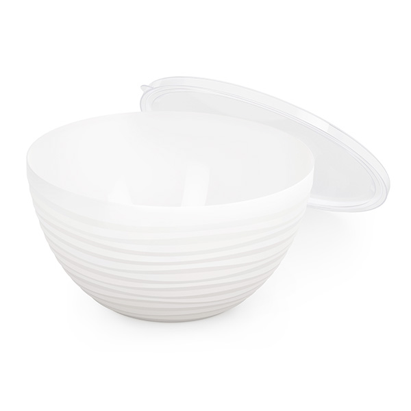 Чаша "Оазис" 4л с крышкой (белый)(то)