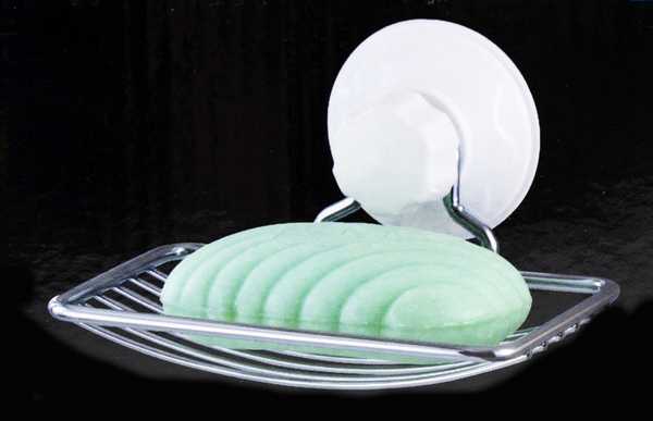 Мыльница металлическая, на присосе VENTOSA