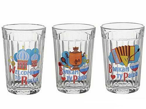 Стакан  "Граненый" 250 мл  "Велком"
