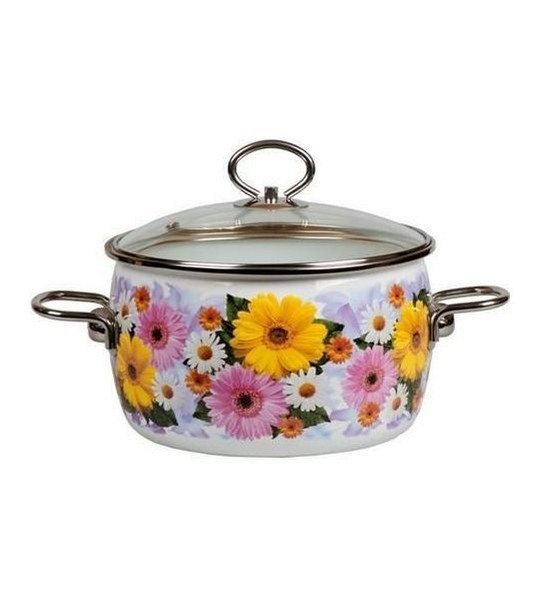 Кастрюля сф. 3л FERNANDA Белый