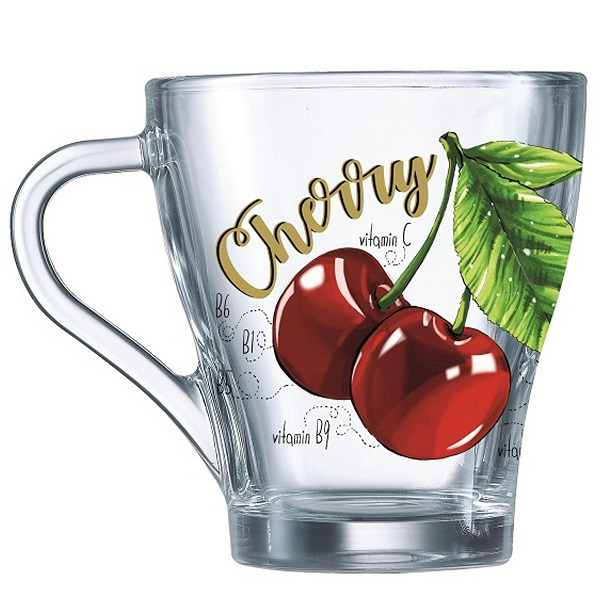 Кружка "Грация" 250 мл "Полезная вишня"