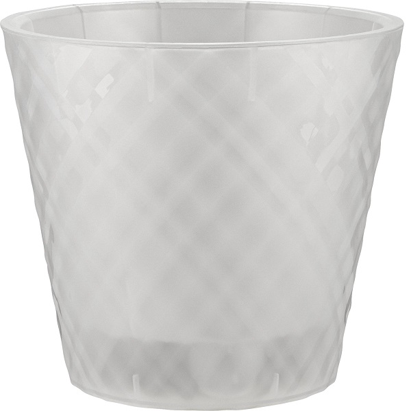 Горшок для цветов Manhattan D160мм, 1,6л c дренажной вставкой прозрачный (то)