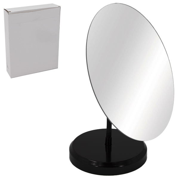 Зеркало овальное 19*15*11см, с пластиковой гибкой подставкой Зеркало овальное 19*15*11см, с пластиковой гибкой подставкой