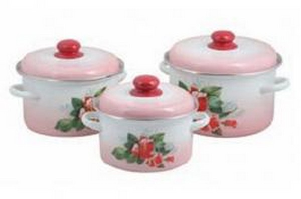 Набор  эмал "Цветущий шиповник" .