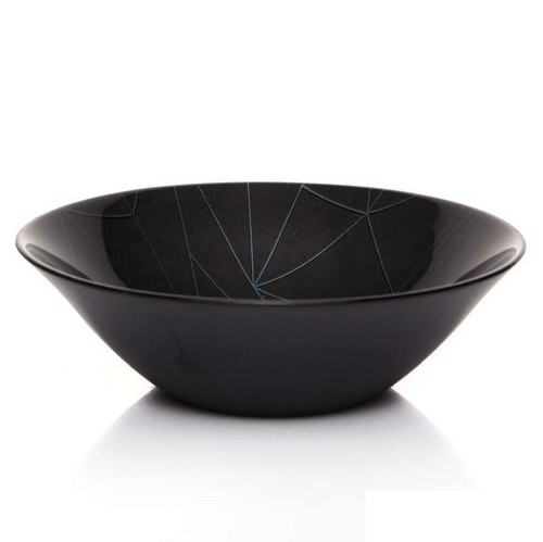 Салатник упроч.Pasabahce ЛИНЕА БЛЭК 162 мм 3цв. (рис.28980)