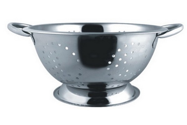 Дуршлаг нерж 24см 2 ручки HE4402-24