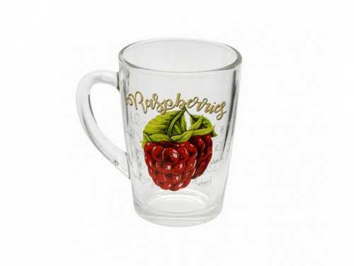 Кружка "Капучино" 300 мл "Полезная малина"