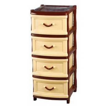 Комод "Классика" (плетенка) 4-х секционный (то)