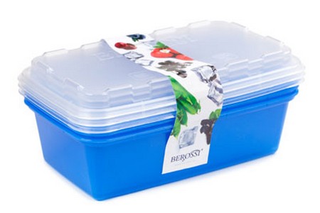 Набор контейнеров д/заморозки "Zip" (джинс) (то)