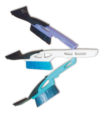 Щётка автомобильная со скребком Большая КЛАССИКА (то)