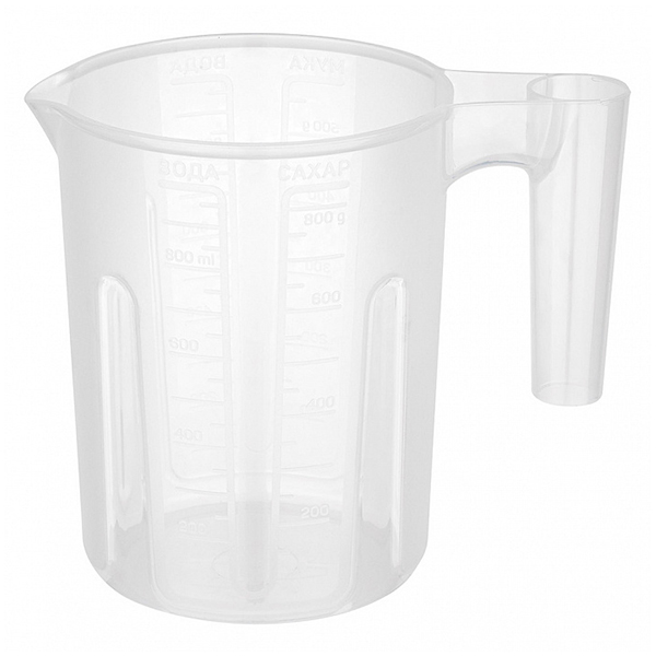 Кувшин мерный Honey 1л прозрачный (то)