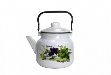 Чайник эмал  3,5л Базилик  01-2713/4М Эмаль SELECT