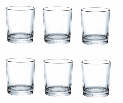 Набор из 6 шт.Стакан "Гладкие" 240  мл (низкий).