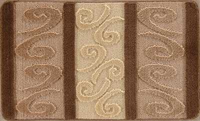 Коврик HURREM из пропилен. 50*80см коричневый