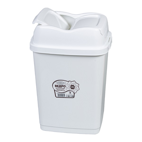Ведро для мусора "Флип" 18л (то)