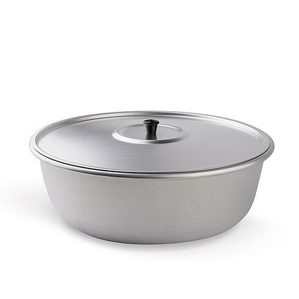 Таз для варенья h130  d360мм 10л с крышкой 