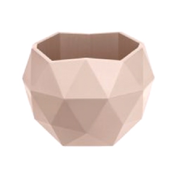 Кашпо Топаз 1,2л Пудровый