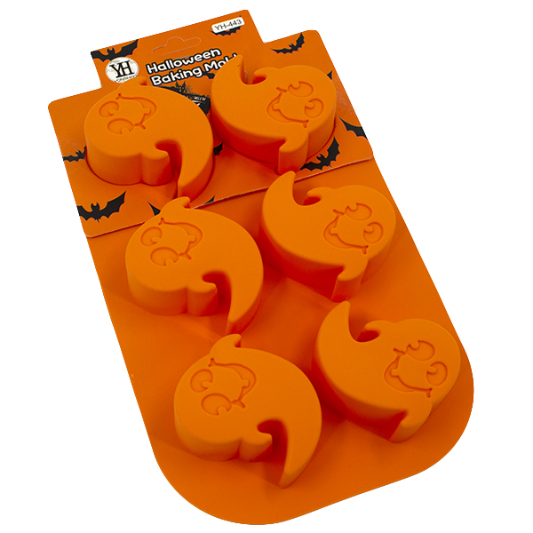 Форма для выпечки силиконовая 6 ячеек, 27*17*3см