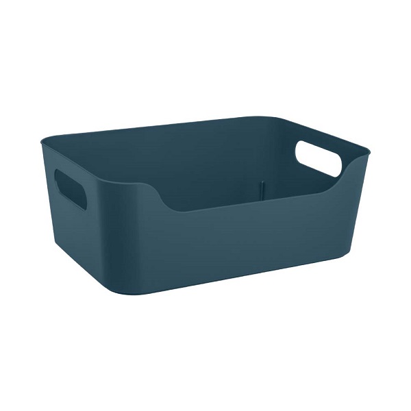 Корзинка универсальная "SCANDI", 270х190х105мм, 4,6л (синий) (то)