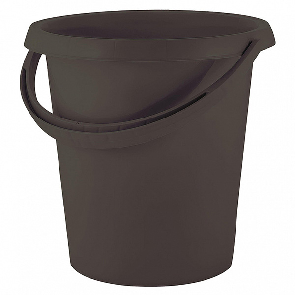 Ведро 12л Rock'n'Roll антрацит (то)