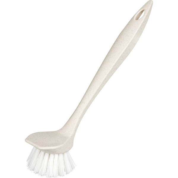 Щетка для посуды "Malta" с прямой ручкой (бежевый флэк)