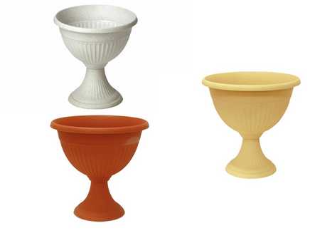 Кашпо-вазон ЛИВИЯ D370мм. низкий 11,8л