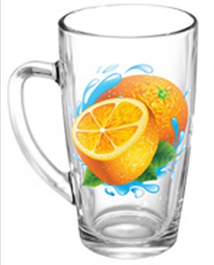 Кружка "Капучино" 400мл Апельсин К