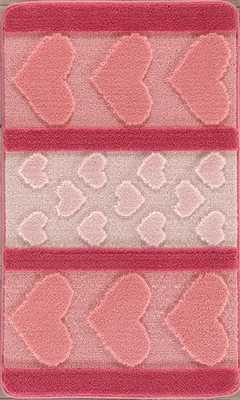 Набор ковриков 2шт. HURREM из пропилен. 60*100см розовый