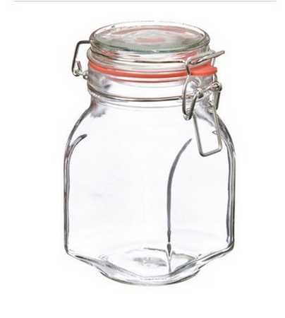 Банка стекл. бугельный замок 1Б-0,8л/6шт-уп/ 1/623