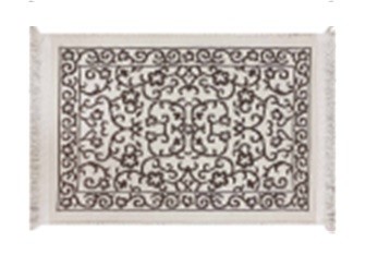 Коврик двухсторонний из хлопка 80х150 коричневый PAMUKLU DOUBLE ,Турция