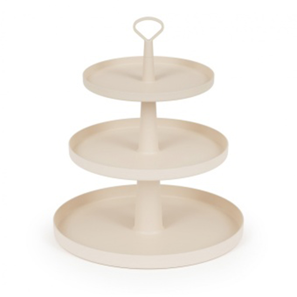 Фруктовница "Феерия" 3-х ярусная (бежевый)(то)