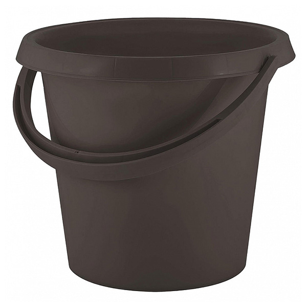 Ведро 10л Rock'n'Roll антрацит (то)