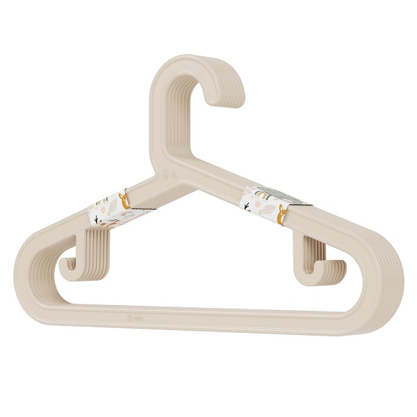 Набор вешалок-плечиков детских (8шт)(бежевый) (то)