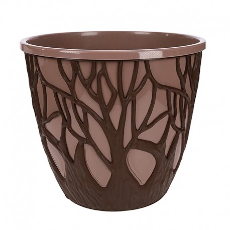 Кашпо Форест 3л Коричневый/Мокко