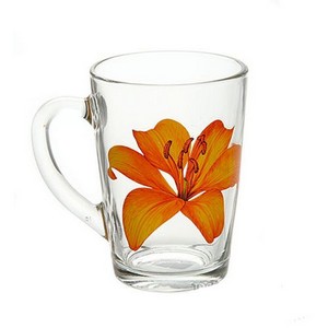 Кружка  300 мл "Капучино"  Лилия