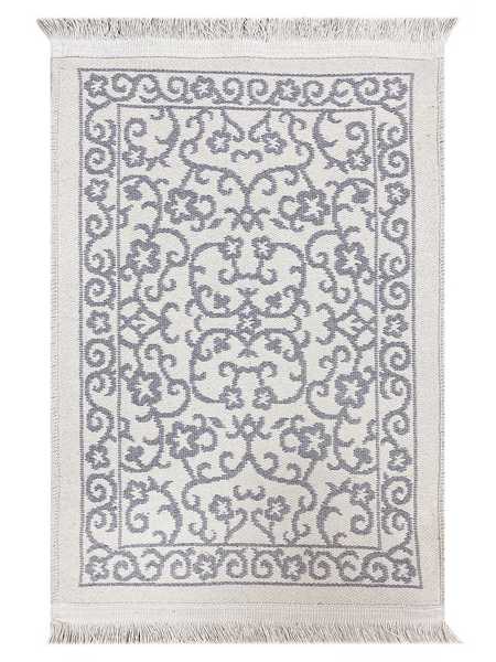 Коврик двухсторонний из хлопка  50х70 серый  PAMUKLU DOUBLE, Турция NK3-11