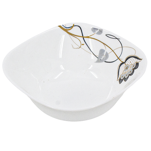 Салатник КВАДРО 14*14см 450мл (стеклокерамика)