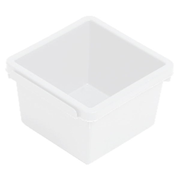 Лоток для хранения квадратный 82х80х50мм (прозрачный) (то)