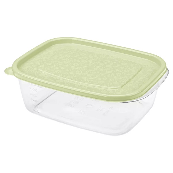 Контейнер "Арт-Декор"  1,25л. зел. (то)