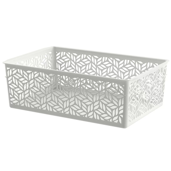 Корзинка универсальная "Linden" 4,3л, 290х190х95мм (светло-серый)